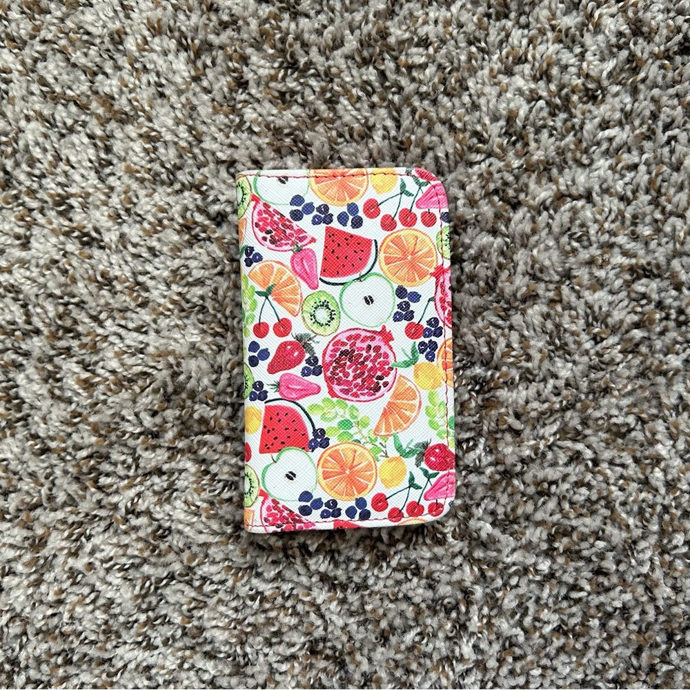 Buxton Colorful Fruit Pattern Wallet
